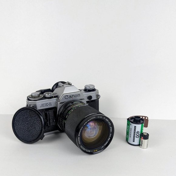 Canon Other - Canon AE-1 Vintage Film Camera with Battery and 35mm Film